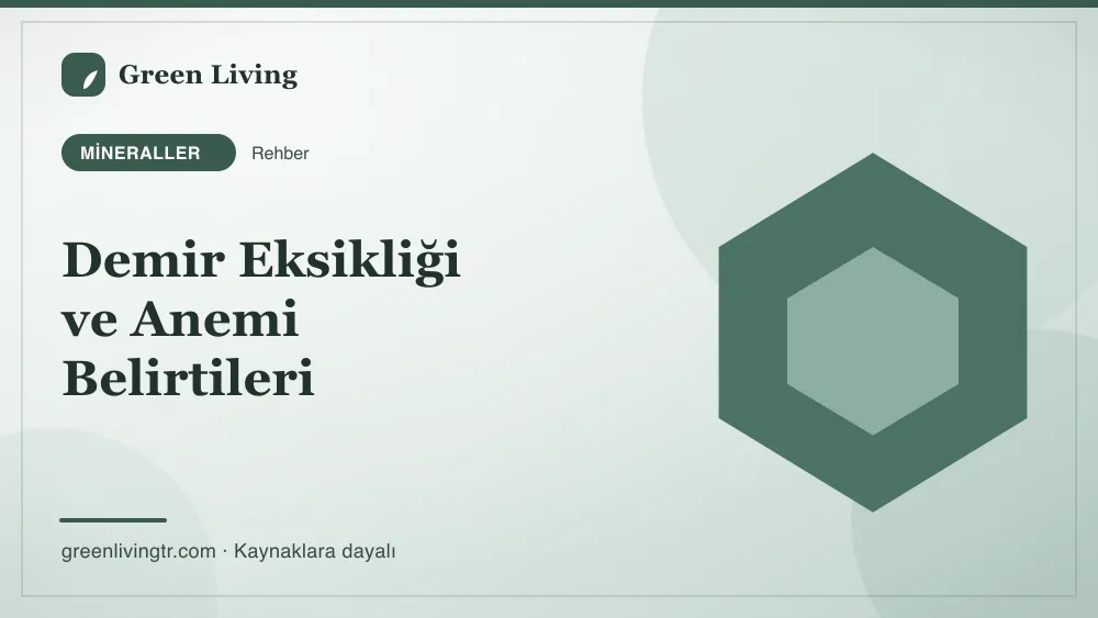 Demir Eksikliği ve Anemi Belirtileri — Green Living