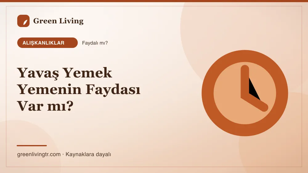 Yavaş Yemek Yemenin Faydası Var mı? — Green Living