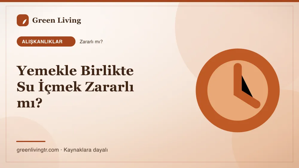 Yemekle Birlikte Su İçmek Zararlı mı? — Green Living