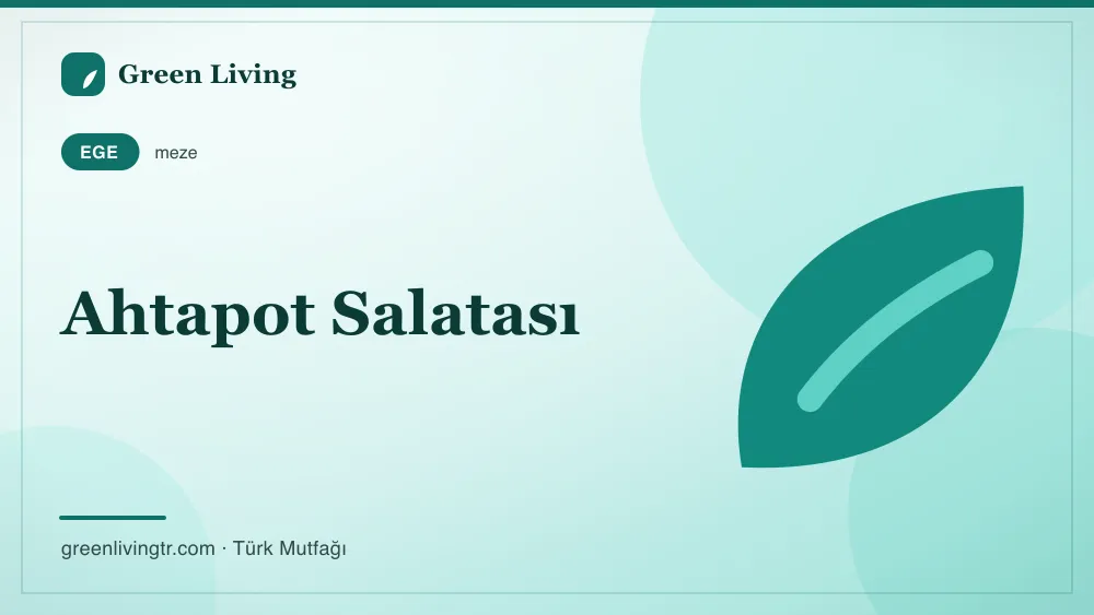 Ahtapot Salatası — Ege mutfağı