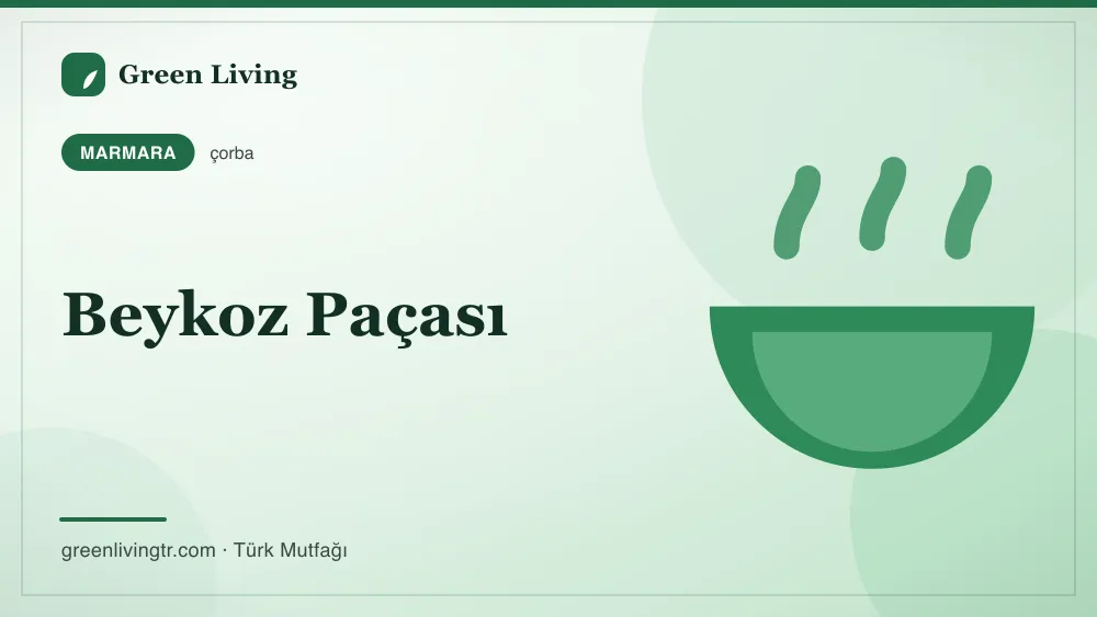 Beykoz Paçası — Marmara mutfağı