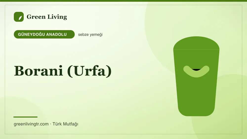 Borani (Urfa) — Güneydoğu Anadolu mutfağı