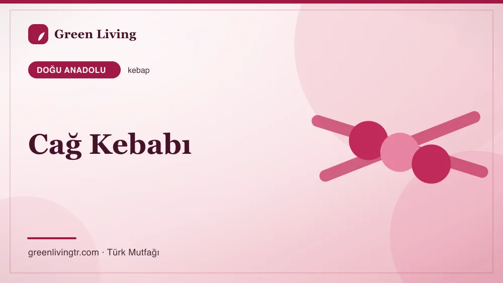 Cağ Kebabı — Doğu Anadolu mutfağı
