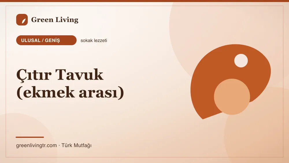 Çıtır Tavuk (ekmek arası) — Ulusal / Geniş mutfağı
