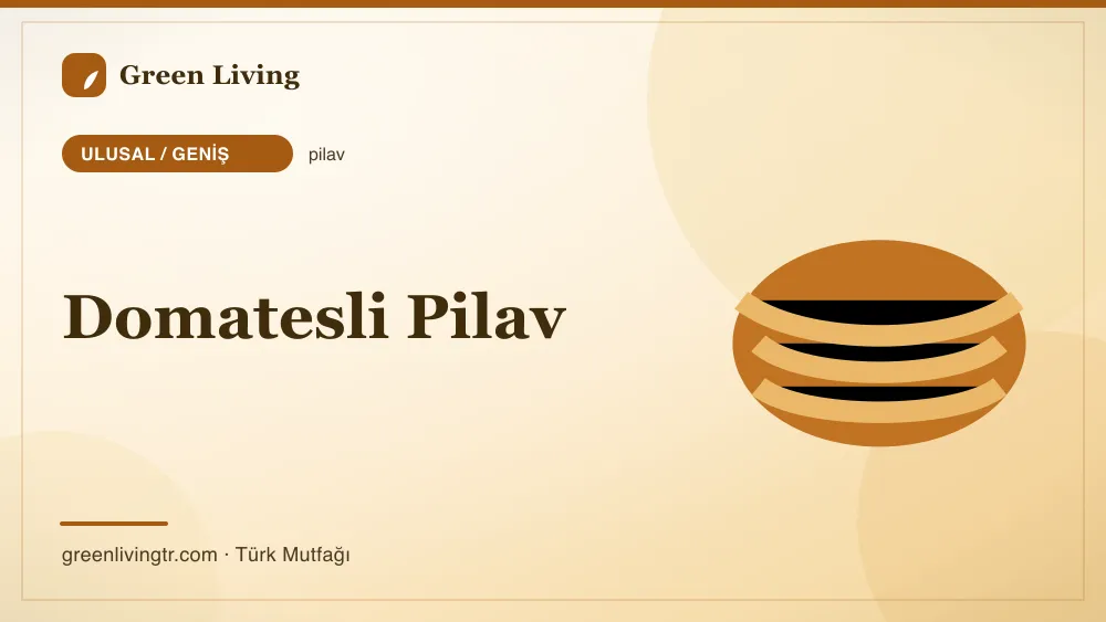 Domatesli Pilav — Ulusal / Geniş mutfağı