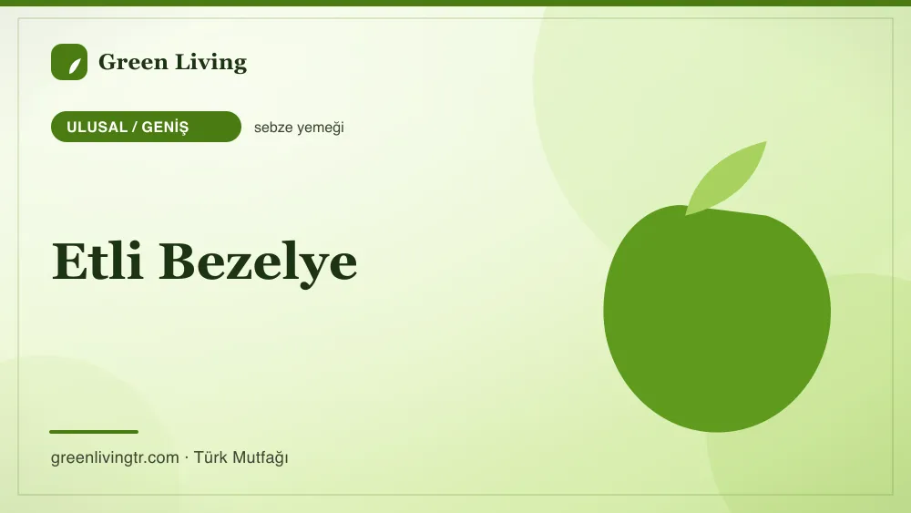 Etli Bezelye — Ulusal / Geniş mutfağı