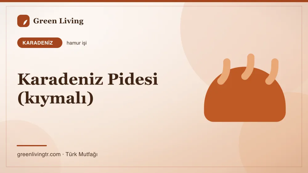 Karadeniz Pidesi (kıymalı) — Karadeniz mutfağı