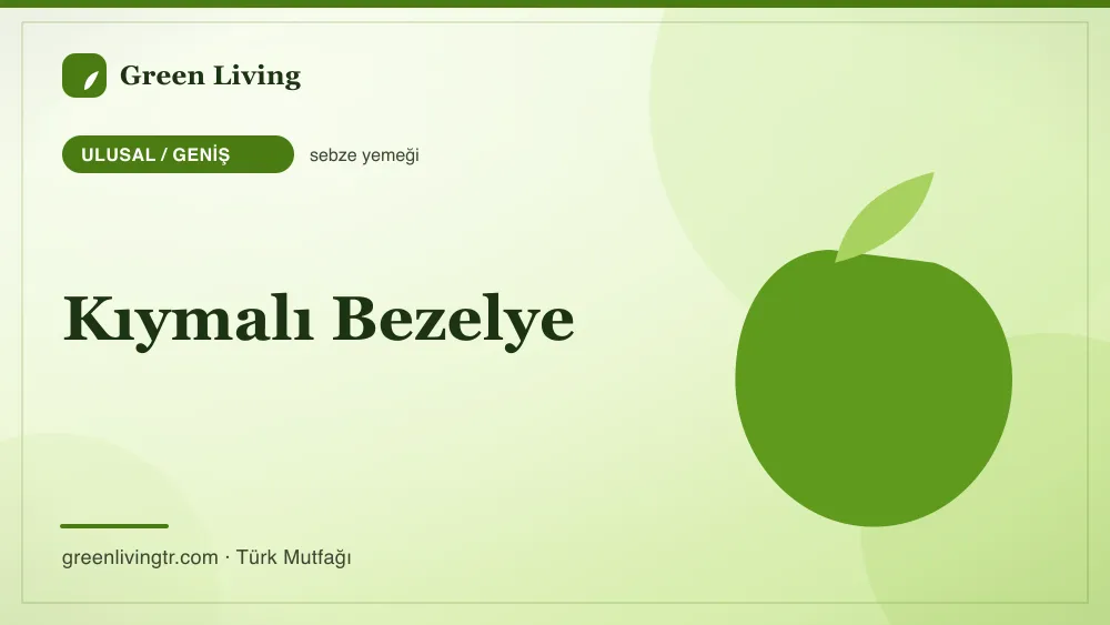 Kıymalı Bezelye — Ulusal / Geniş mutfağı