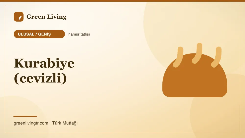 Kurabiye (cevizli) — Ulusal / Geniş mutfağı