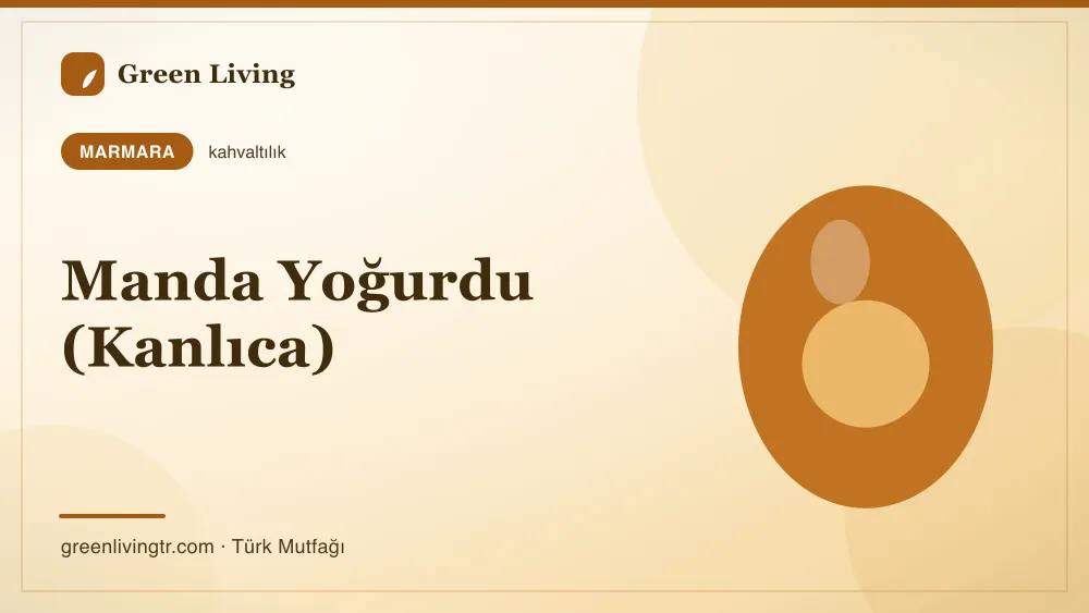 Manda Yoğurdu (Kanlıca) — Marmara mutfağı