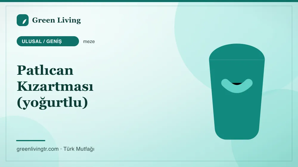 Patlıcan Kızartması (yoğurtlu) — Ulusal / Geniş mutfağı