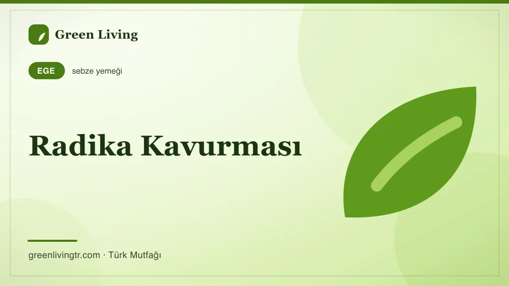 Radika Kavurması — Ege mutfağı