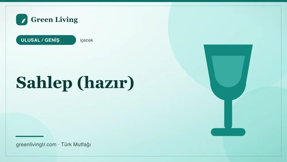 Sahlep (hazır) — Ulusal / Geniş mutfağı