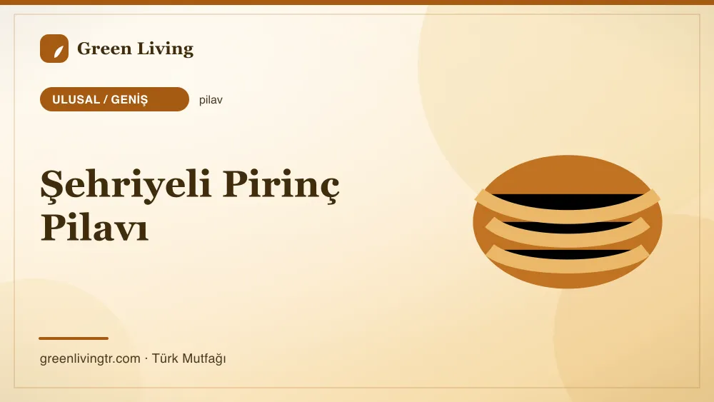 Şehriyeli Pirinç Pilavı — Ulusal / Geniş mutfağı