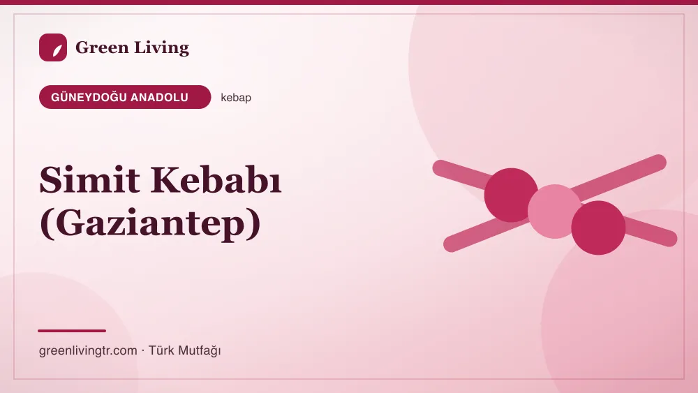 Simit Kebabı (Gaziantep) — Güneydoğu Anadolu mutfağı