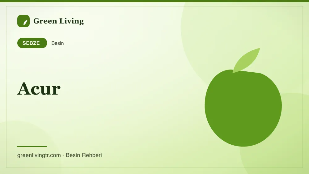 Acur — sebze