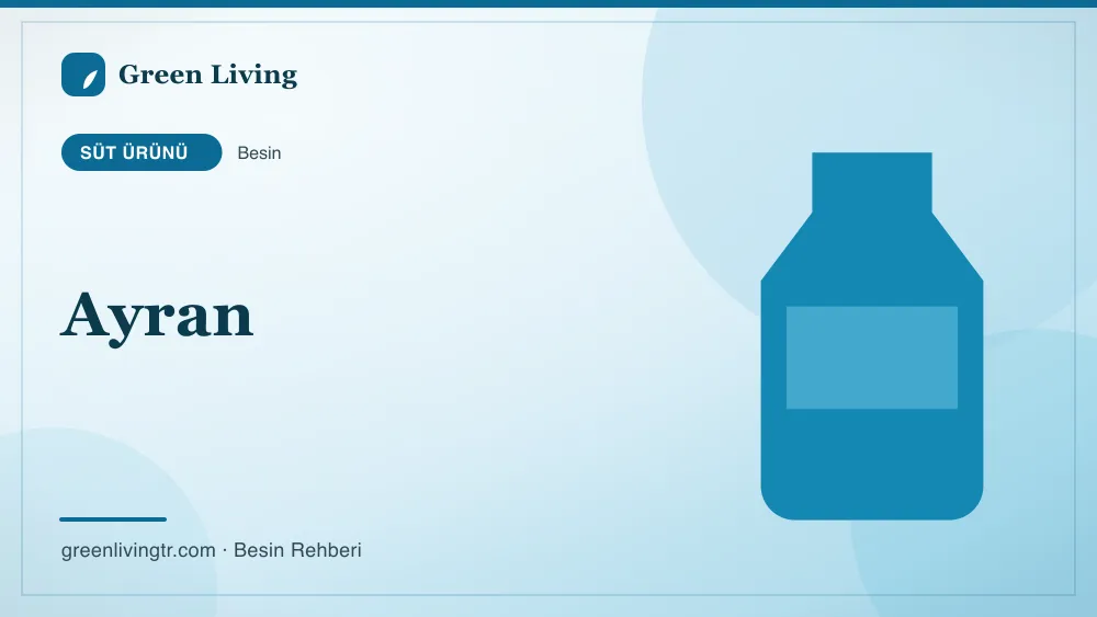 Ayran — süt ürünü
