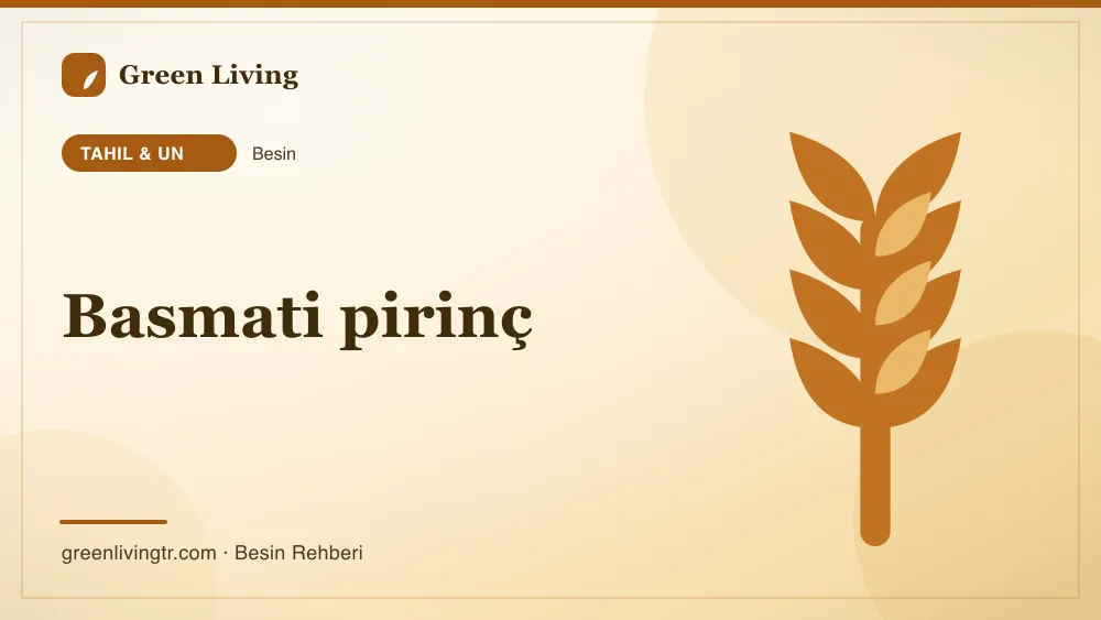 Basmati pirinç — tahıl & un