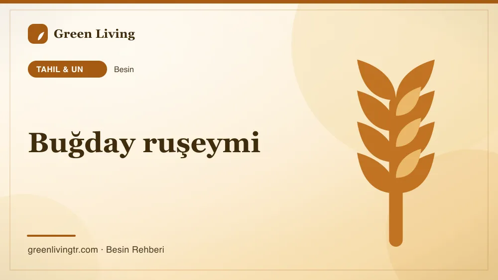 Buğday ruşeymi — tahıl & un