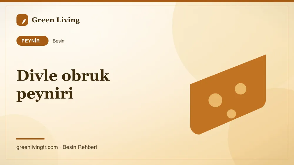 Divle obruk peyniri — peynir