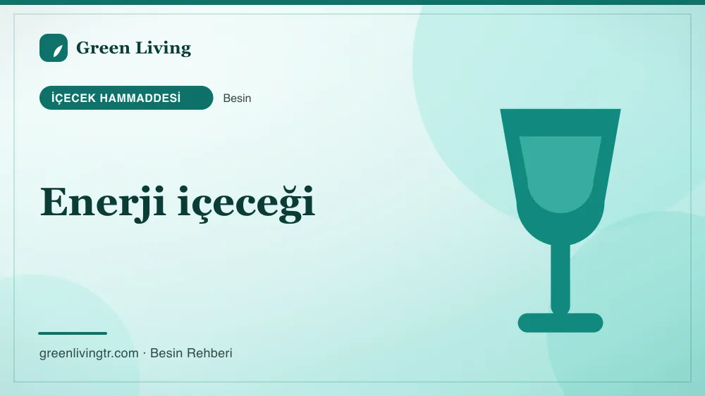 Enerji içeceği — içecek hammaddesi