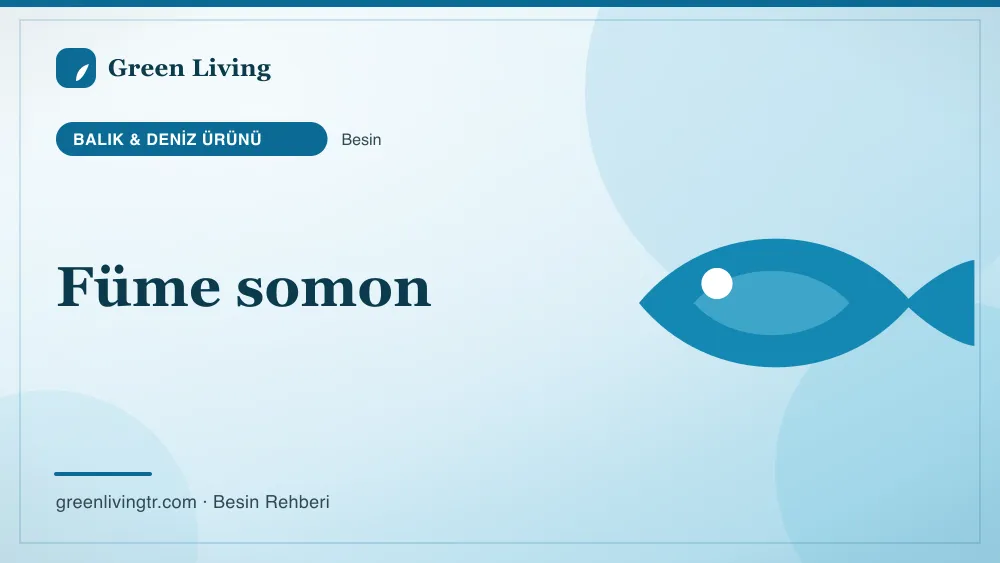 Füme somon — balık & deniz ürünü