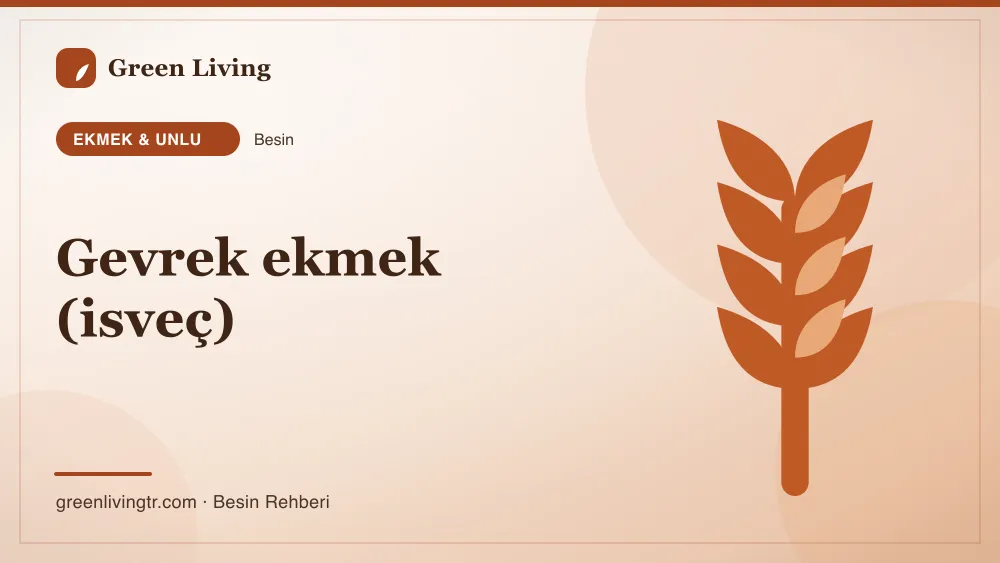 Gevrek ekmek (isveç) — ekmek & unlu
