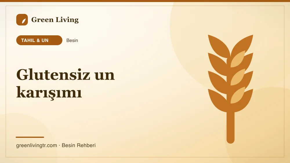 Glutensiz un karışımı — tahıl & un