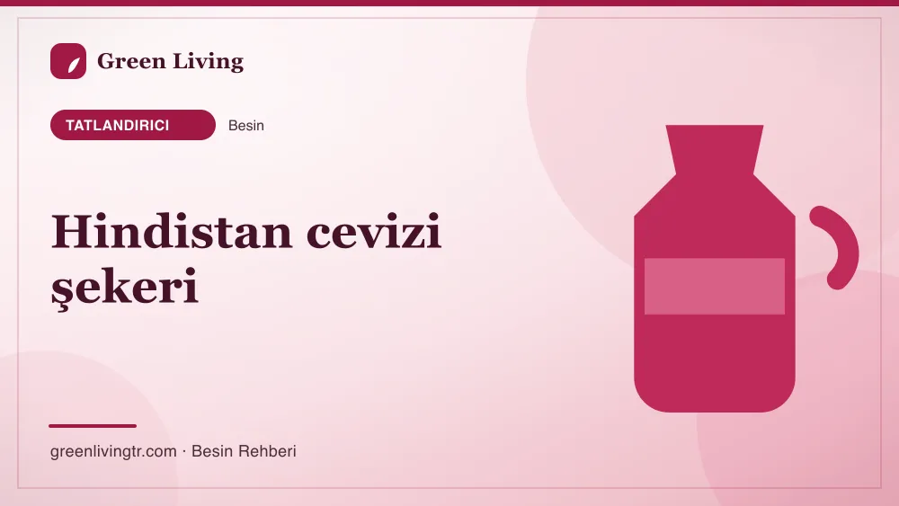 Hindistan cevizi şekeri — tatlandırıcı