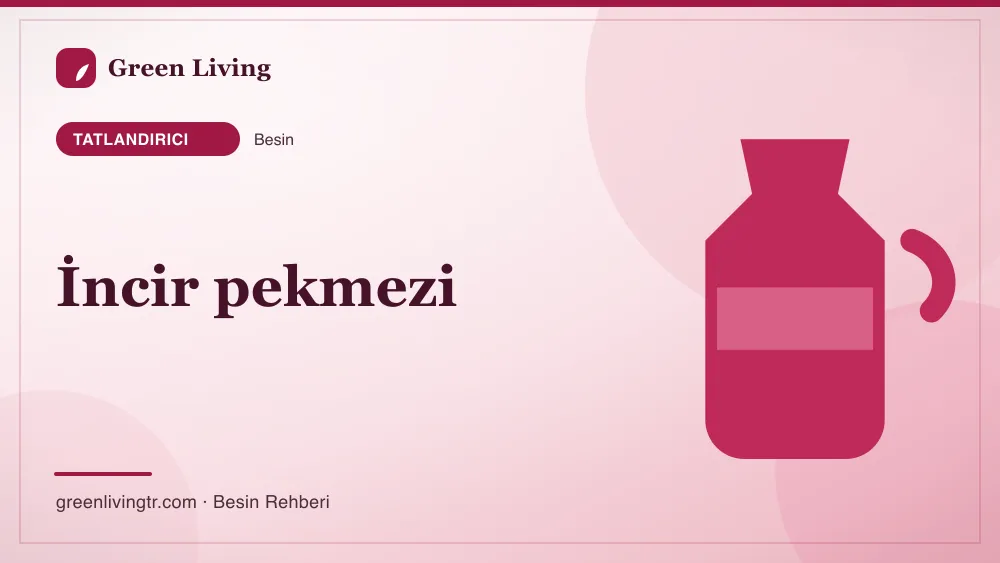 İncir pekmezi — tatlandırıcı