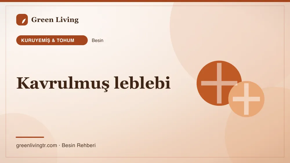 Kavrulmuş leblebi — kuruyemiş & tohum