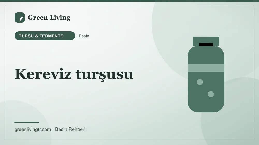 Kereviz turşusu — turşu & fermente
