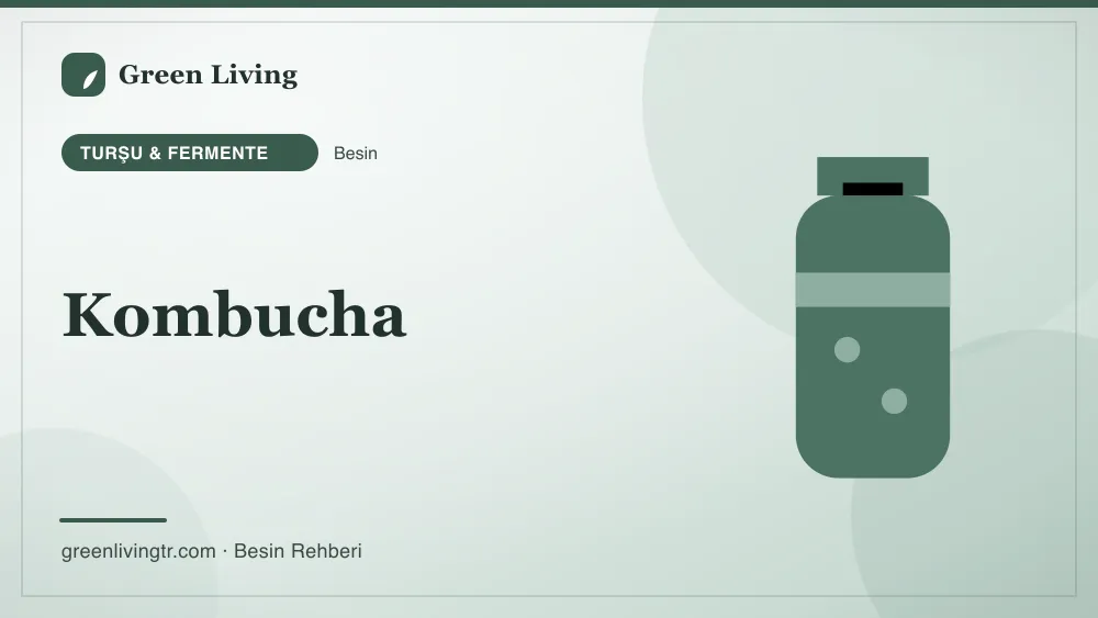 Kombucha — turşu & fermente