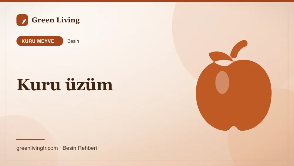 Kuru üzüm — kuru meyve