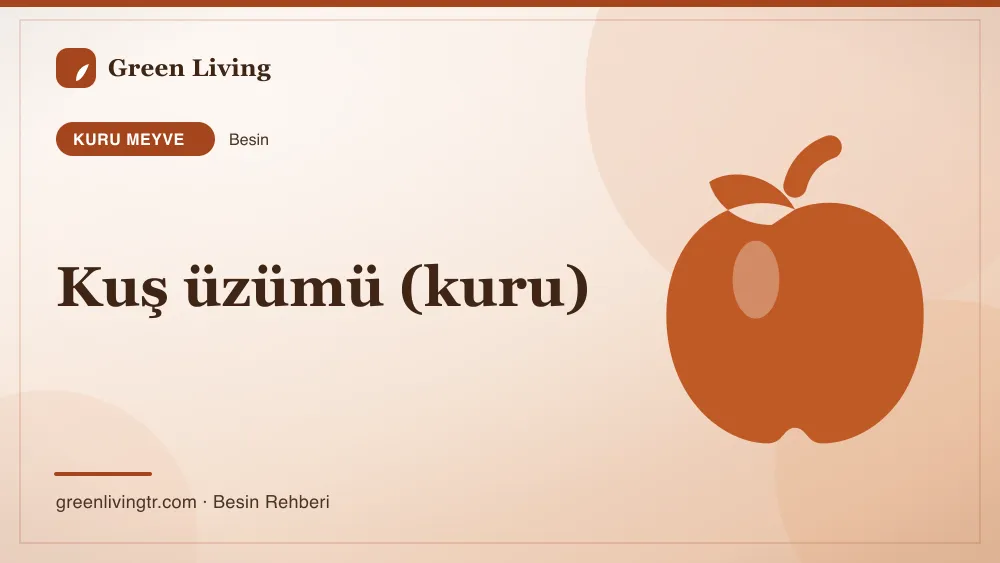 Kuş üzümü (kuru) — kuru meyve