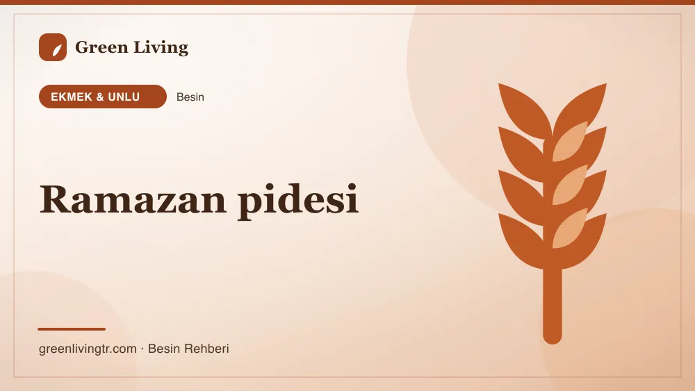 Ramazan pidesi — ekmek & unlu