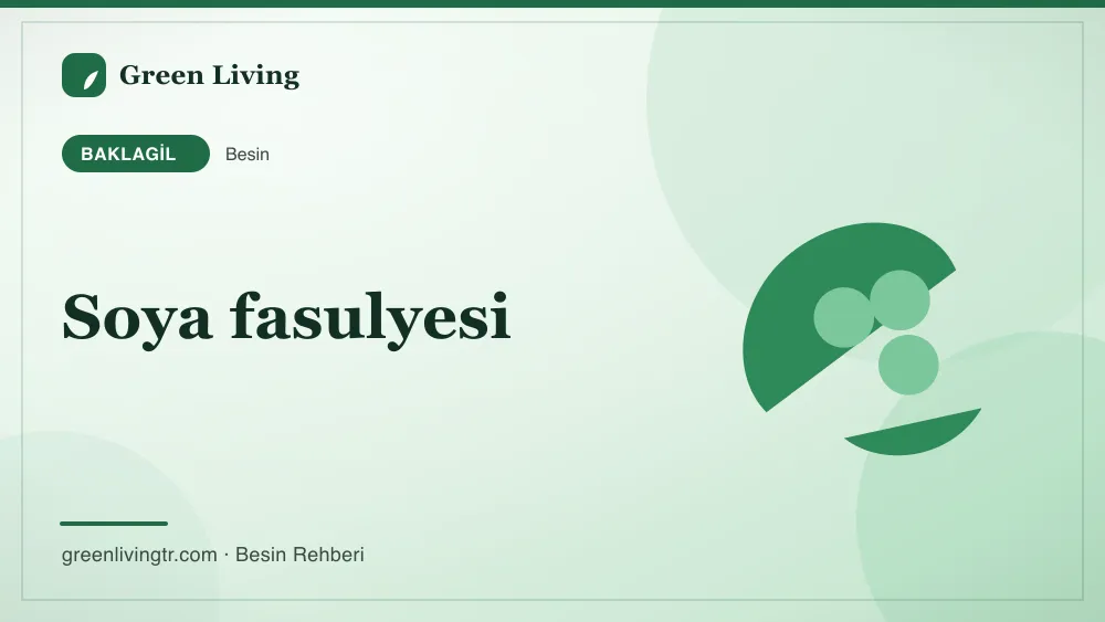 Soya fasulyesi — baklagil