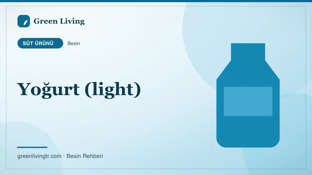 Yoğurt (light) — süt ürünü